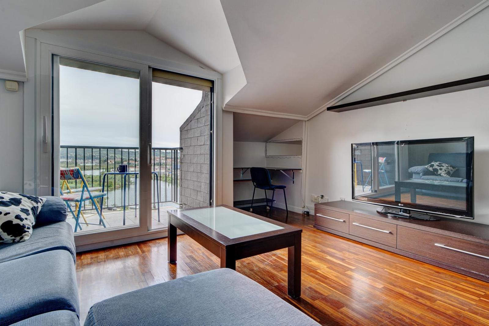 Luminoso Atico Con Terraza, Irun, Parking, 4Pax Apartment Luaran gambar