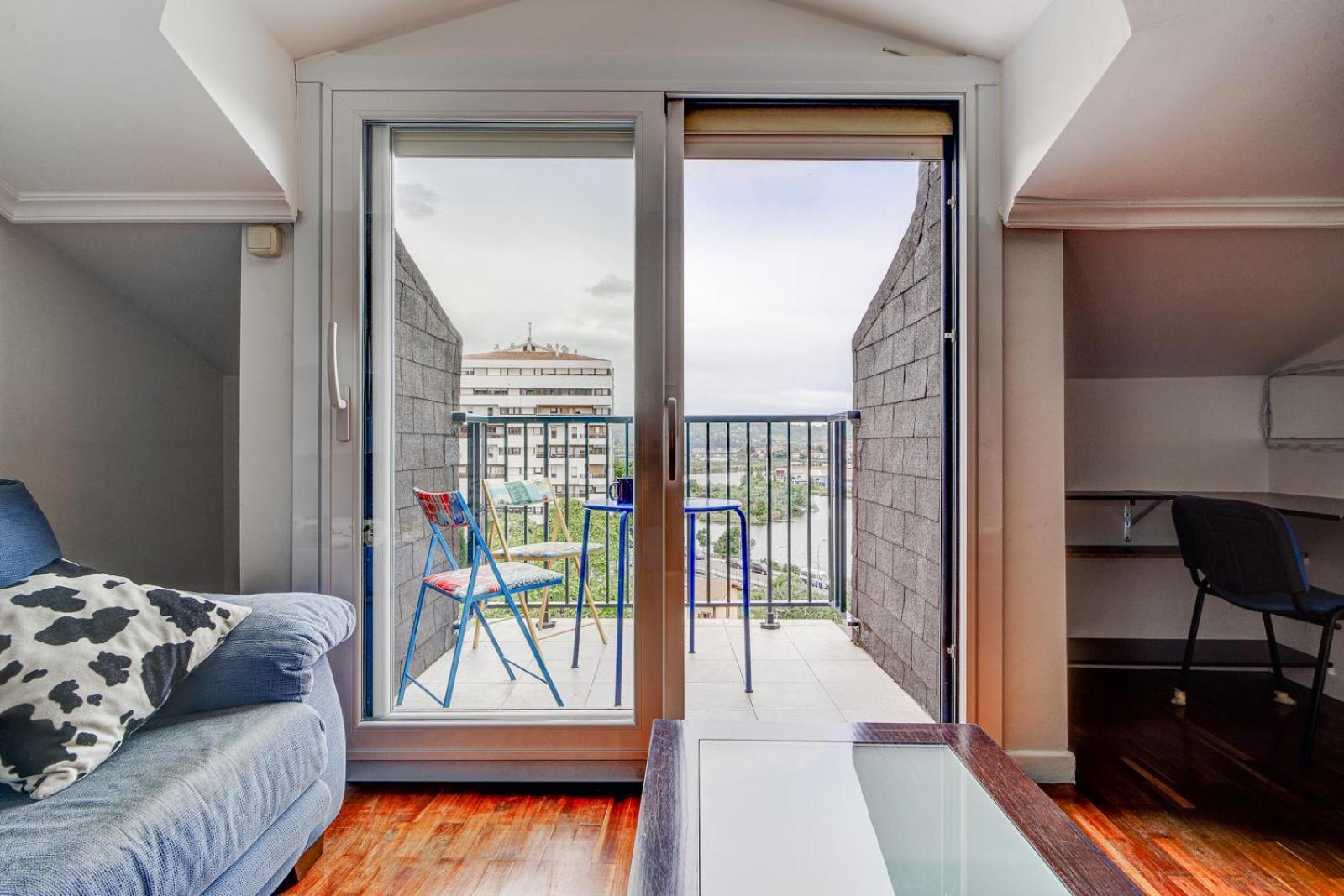Luminoso Atico Con Terraza, Irun, Parking, 4Pax Apartment Luaran gambar