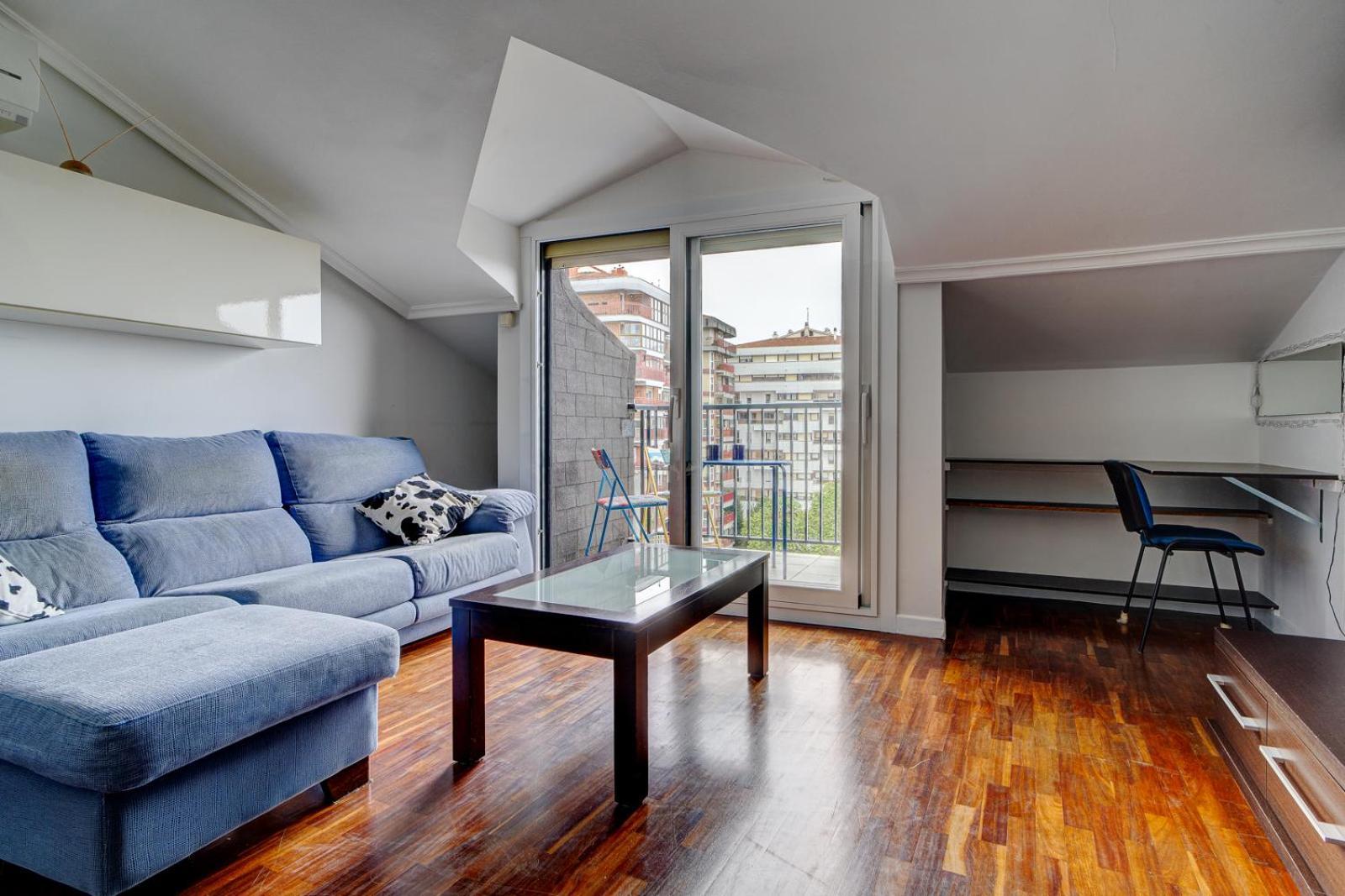 Luminoso Atico Con Terraza, Irun, Parking, 4Pax Apartment Luaran gambar